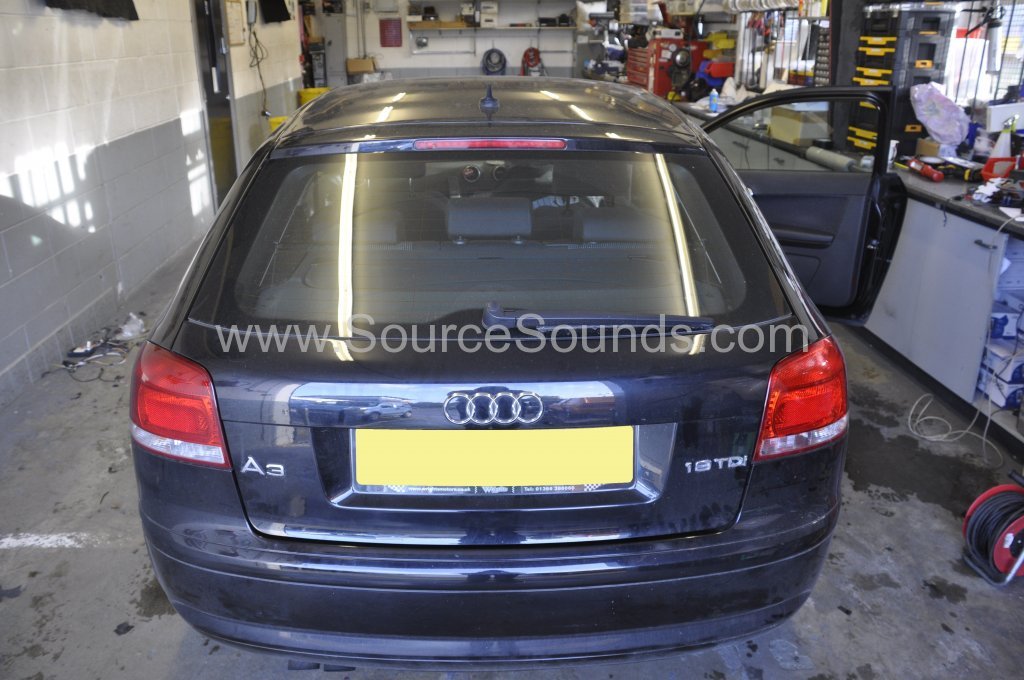 Audi A3 2007 reverse camera upgrade 002