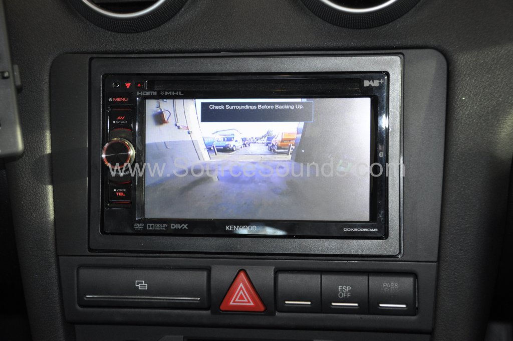 Audi A3 2007 reverse camera upgrade 004