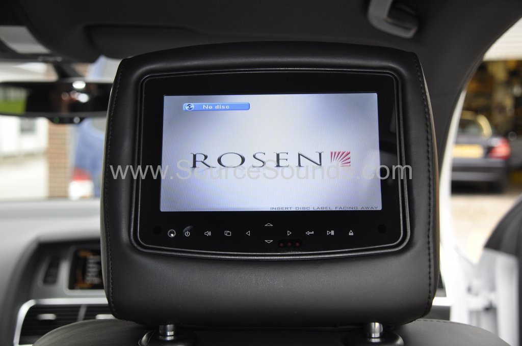 Audi Q7 2014 Rosen headrest upgrade 008