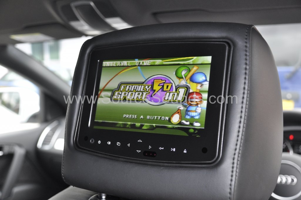 Audi Q7 2014 Rosen headrest upgrade 011