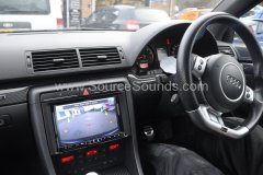 Audi RS4 2006 reverse camera upgrade 009