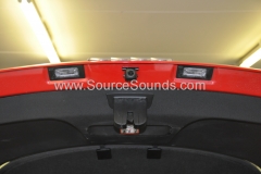 Kenwood CMOS-230 rear view camera installed on Audi TT