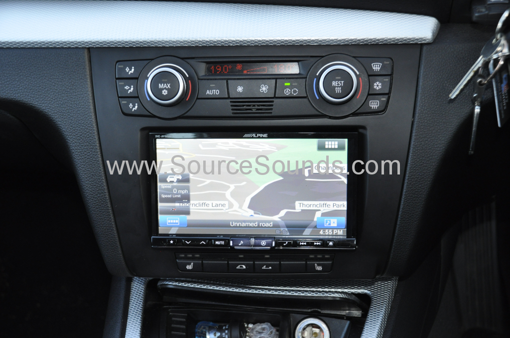 BMW 1 Series 2008 reverse camera upgrade 006