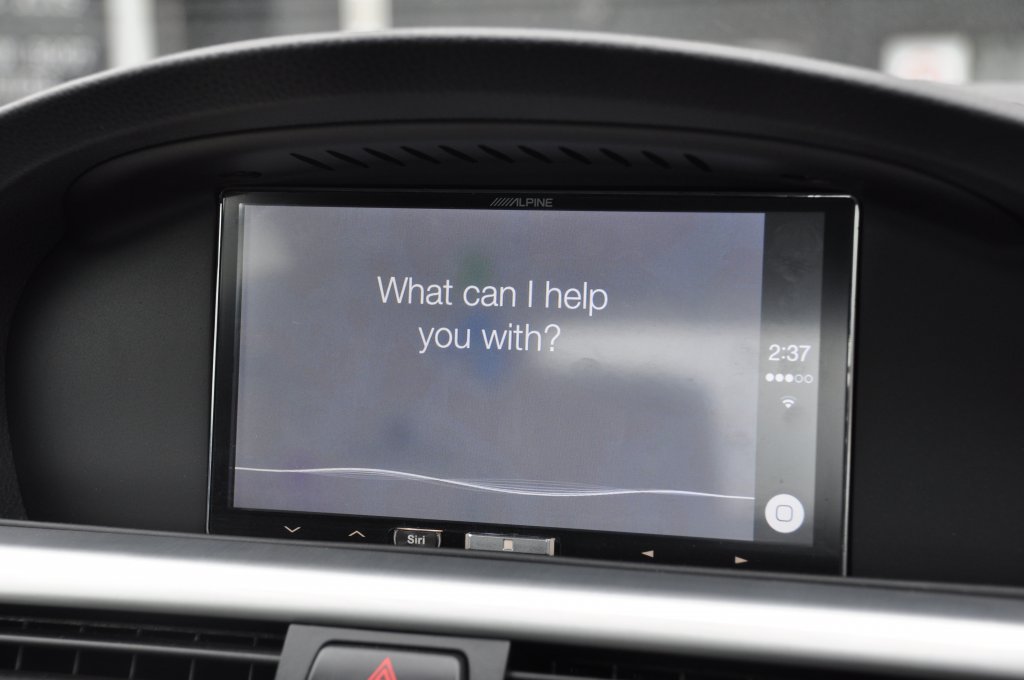 BMW 3 Series 2010 custom dashboard Alpine 011.JPG