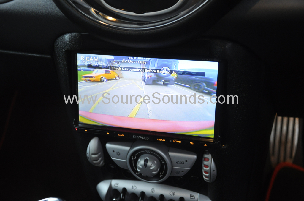 BMW Mini 2008 reverse camera upgrade 005