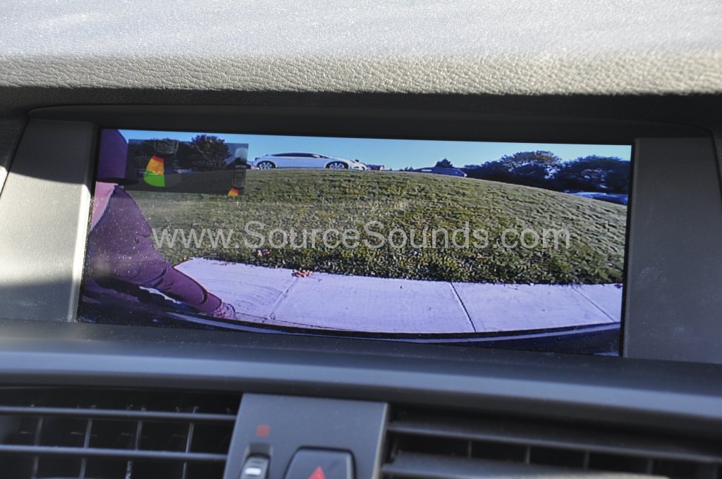 BMW x3 2011 reverse camera upgrade 007