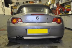 BMW Z4 2004 reverse camera upgrade 002