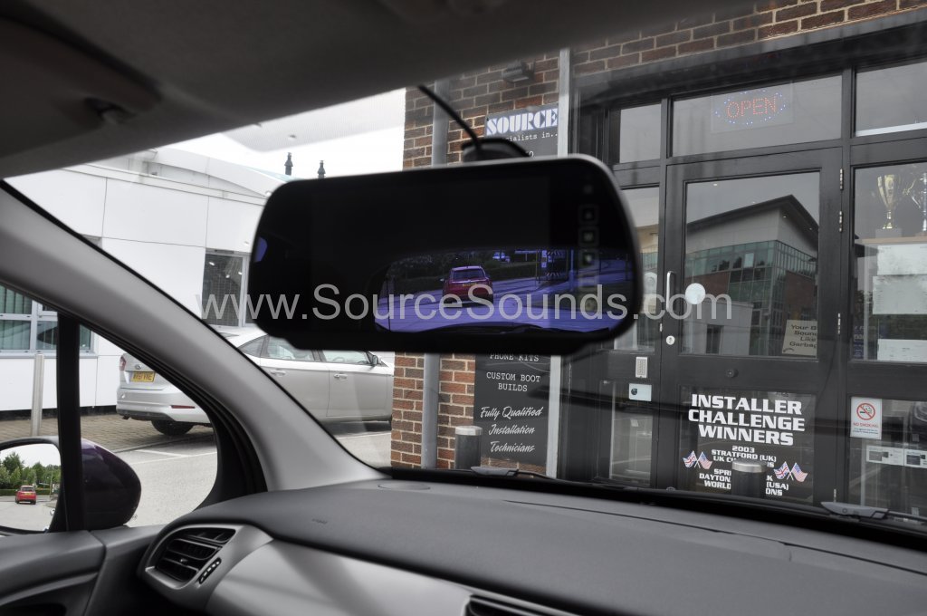 Citroen C3 2015 reverse camera mirror monitor 003