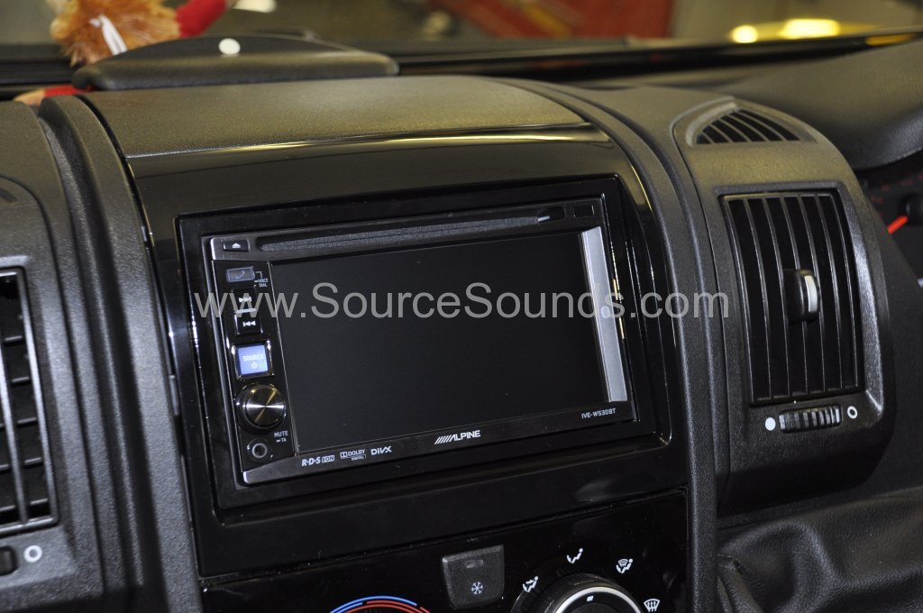 Fiat Ducato Motorhome 2014 screen upgrade 002