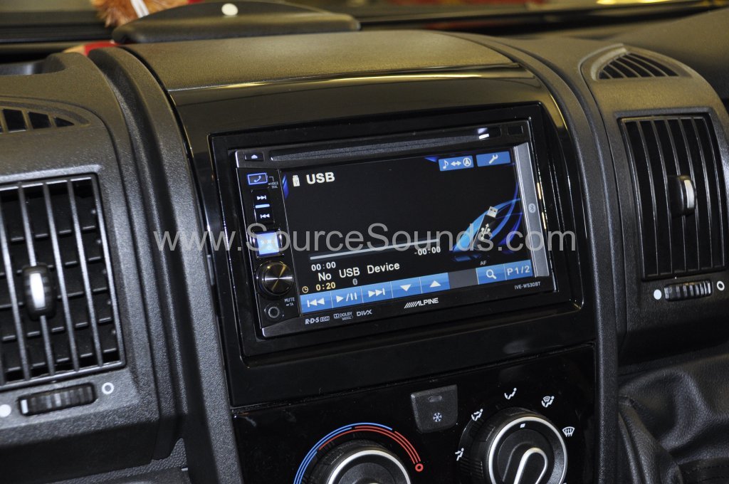Fiat Ducato Motorhome 2014 screen upgrade 003