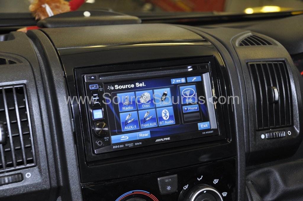 Fiat Ducato Motorhome 2014 screen upgrade 004