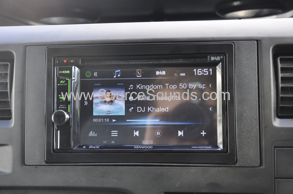 Ford Transit 2011 DAB screen upgrade DDX4017 005