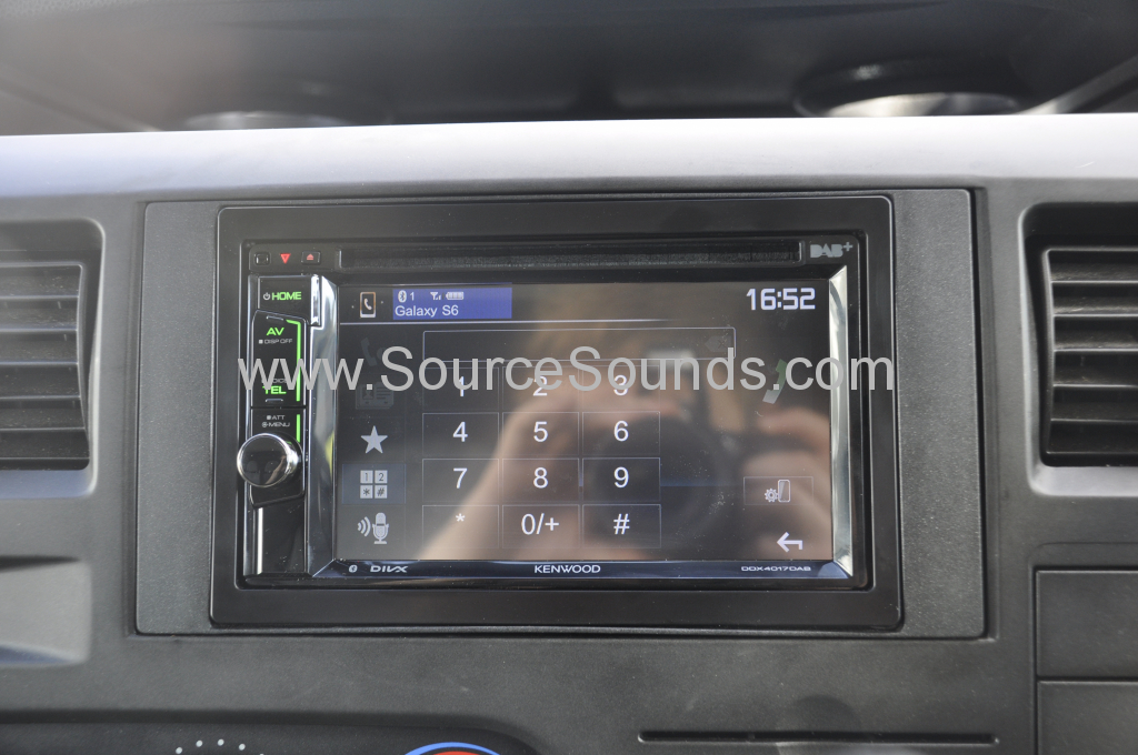 Ford Transit 2011 DAB screen upgrade DDX4017 006