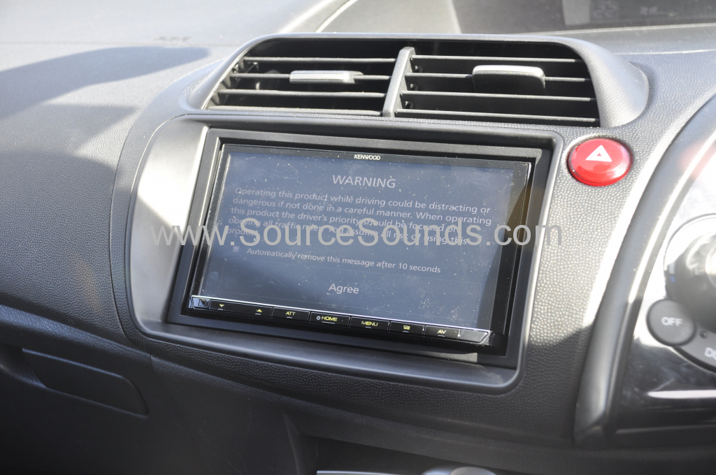 Honda Civic 2007 screen upgrade DMX 003