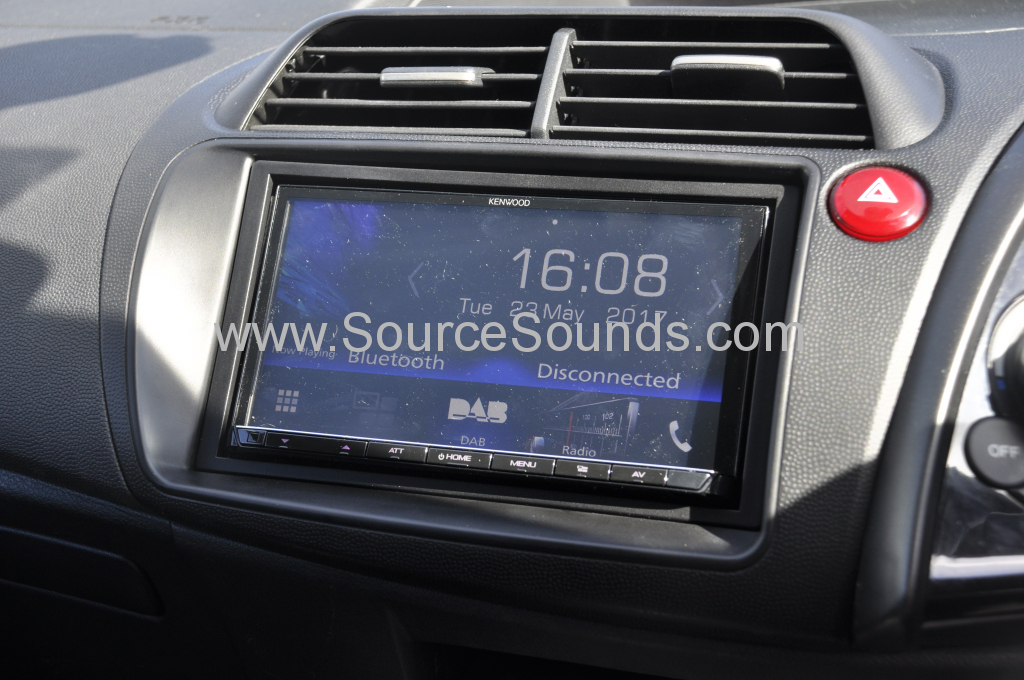 Honda Civic 2007 screen upgrade DMX 006