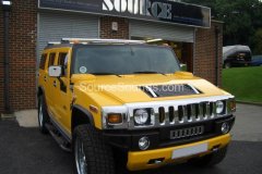 Hummer H2 Yellow