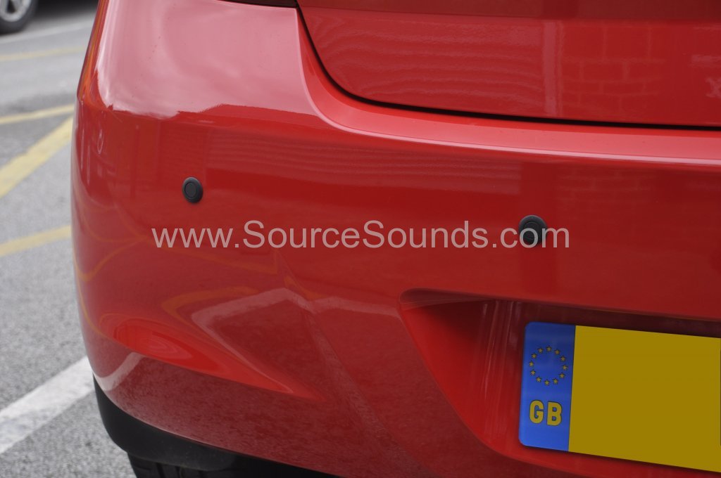 Hyundai i20 2012 rear sensor upgrade 003