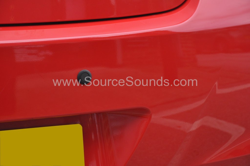 Hyundai i20 2012 rear sensor upgrade 005