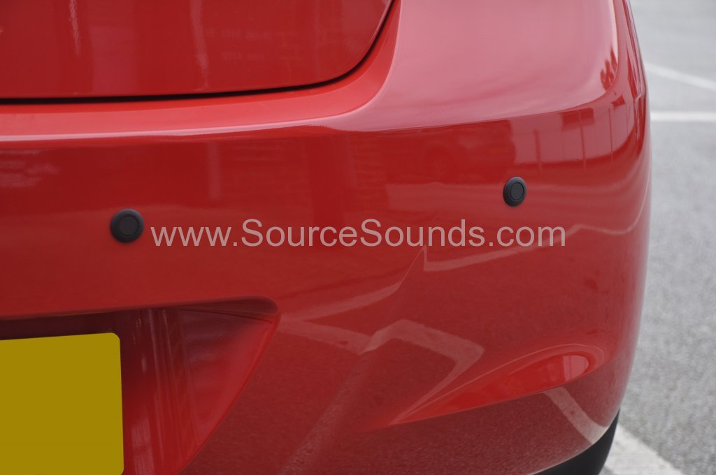Hyundai i20 2012 rear sensor upgrade 006