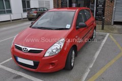 Hyundai i20 2012 rear sensor upgrade 001