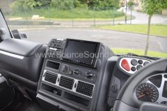 Iveco Horse Box 2005 DAB screen upgrade 004