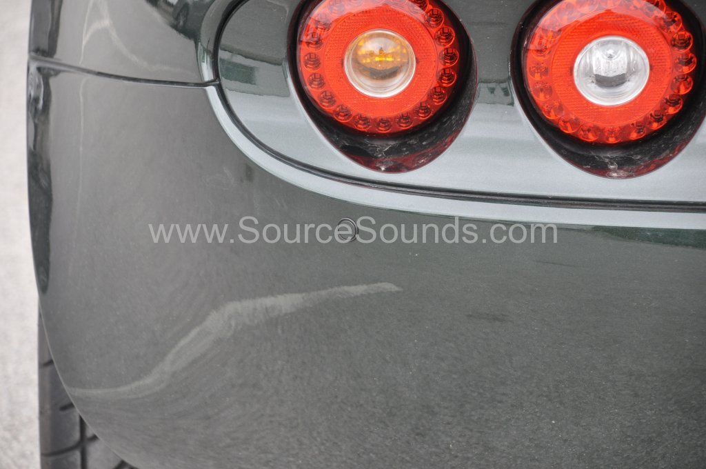 Lotus Elise 2015 rear parking sensor upgrade 003.JPG