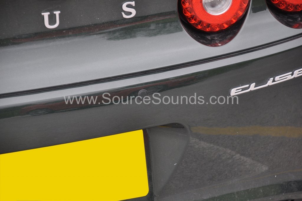 Lotus Elise 2015 rear parking sensor upgrade 005.JPG
