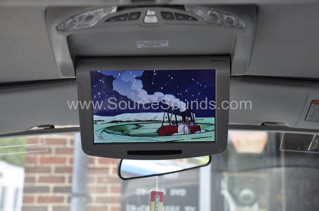 Mazda Bongo 1998 DVD roof screen upgrade 005