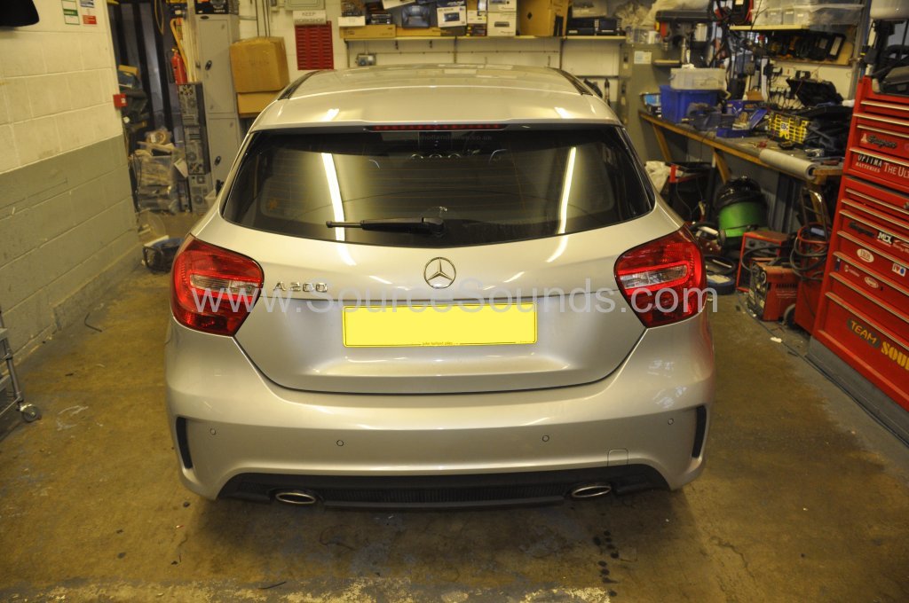 Mercedes A Class 2013 rear sensor upgrade 002