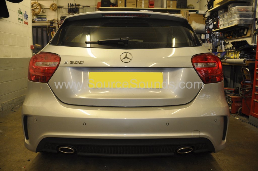 Mercedes A Class 2013 rear sensor upgrade 003