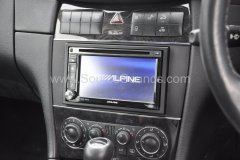 Mercedes CLK 320 2008 reverse camera upgrade 004