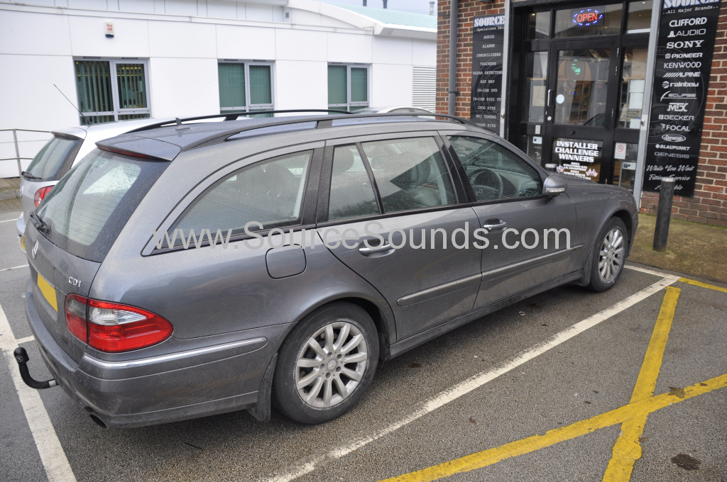 Mercedes E Class 2008 Rosen headrest monitor upgrade 002