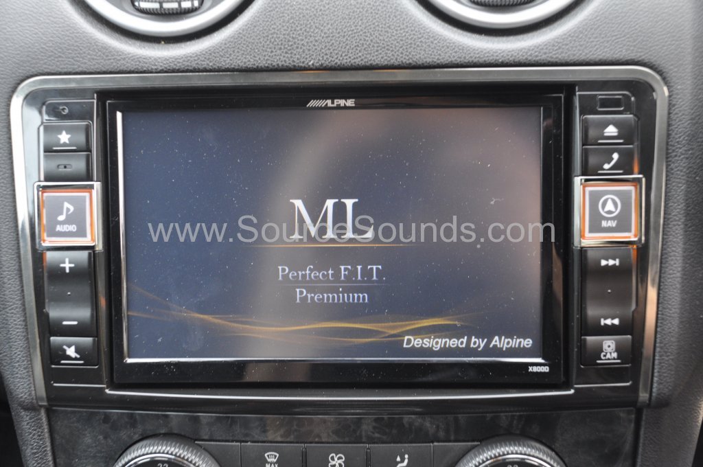 Mercedes ML 2008 navigation audio upgrade 004