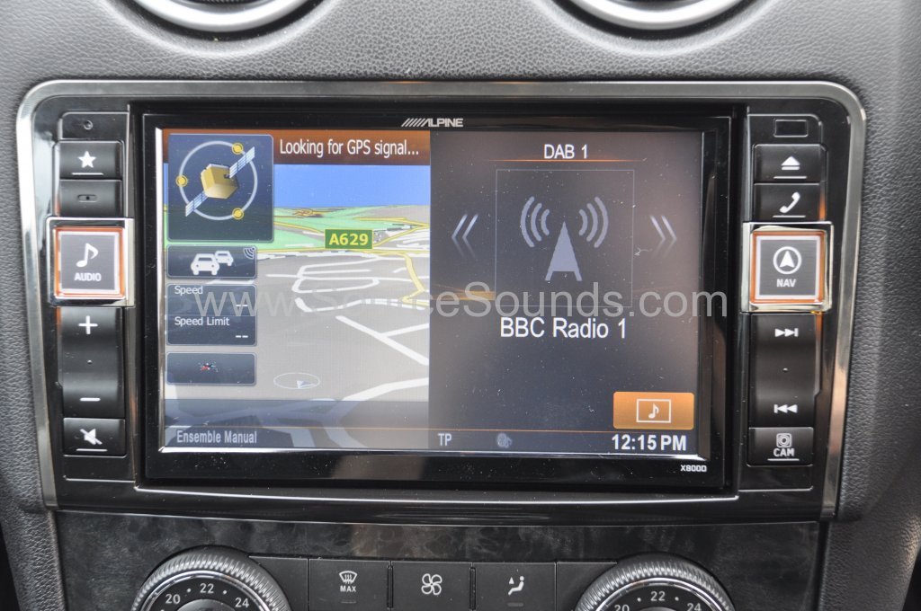 Mercedes ML 2008 navigation audio upgrade 006