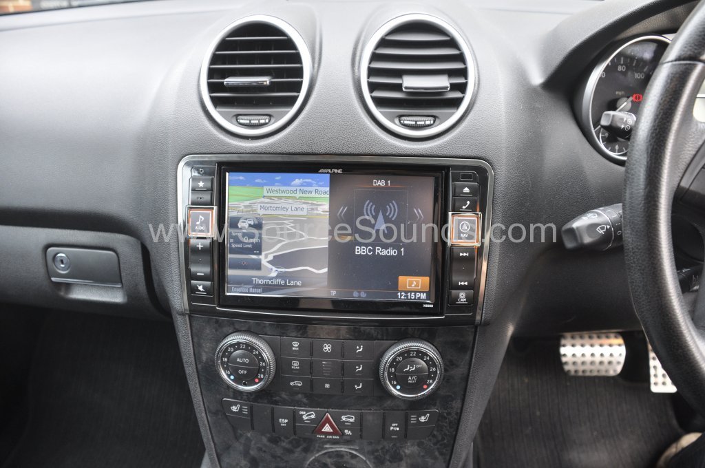 Mercedes ML 2008 navigation audio upgrade 008