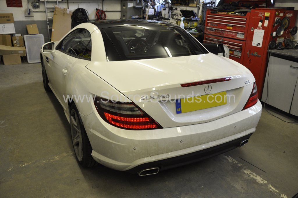 Mercedes SLK 2014 rear parking sensor upgrade 002