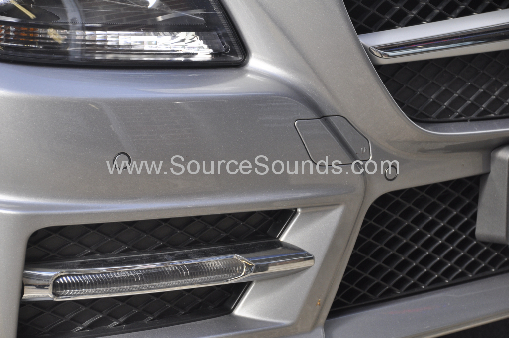 Mercedes SLK 2015 parkig sensors upgrade 005