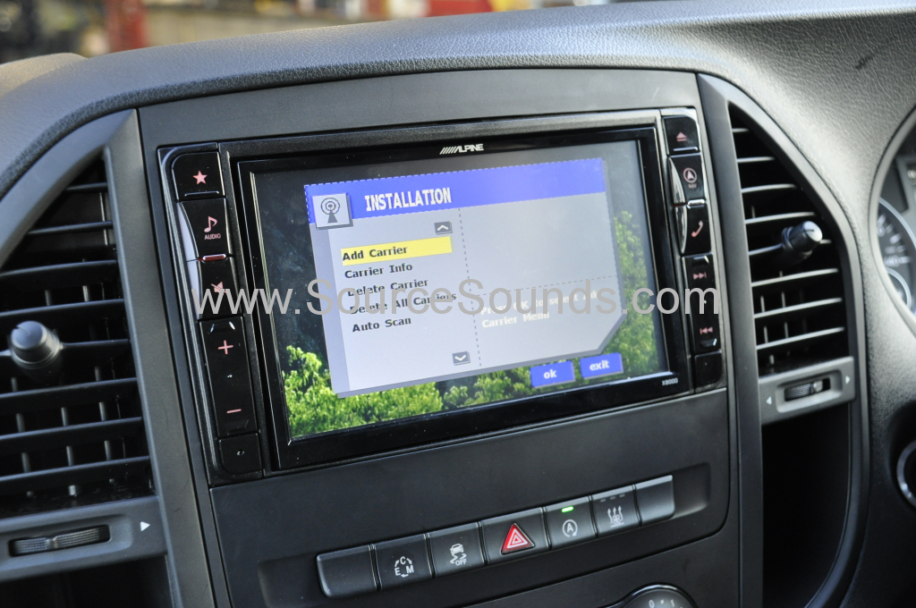Mercedes Vito 2015 Digital TV upgrade 004
