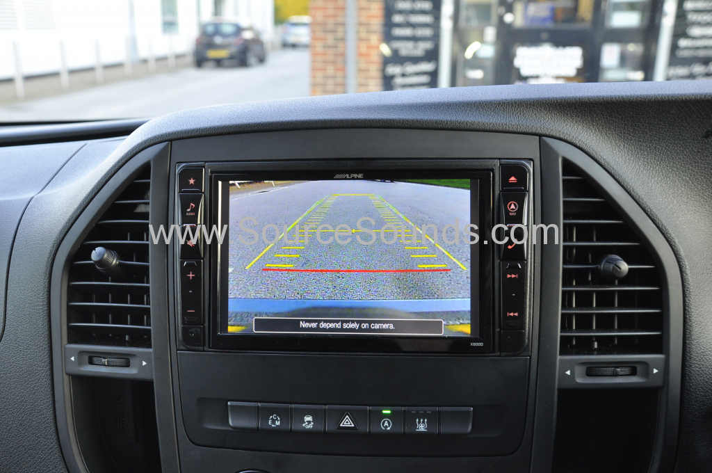 Mercedes Vito 2015 reverse camera upgrade 007