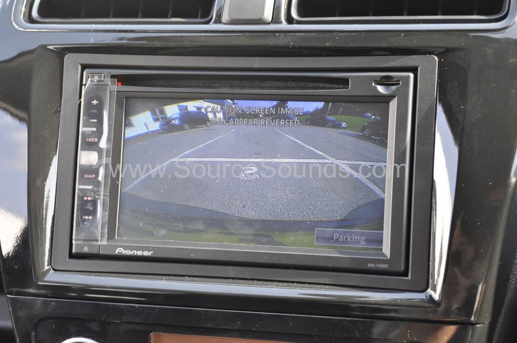 Mitsubishi Mirage 2013 reverse camera upgrade 010