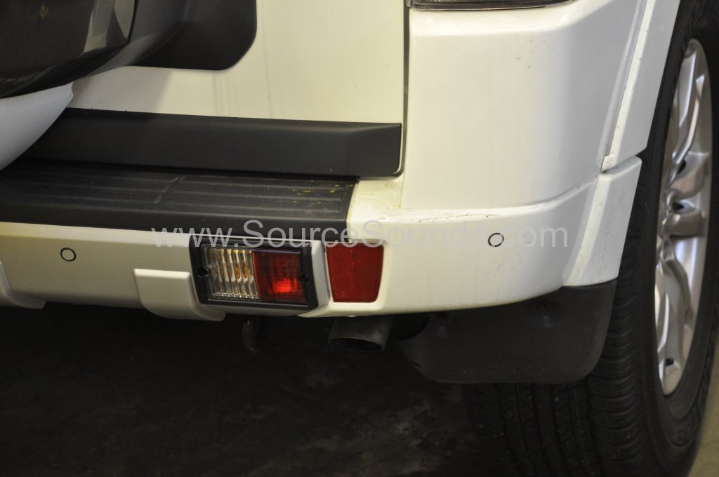 Mitsubishi Shogun 2014 parking sensor upgrade 008
