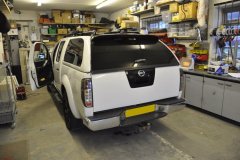 Nissan Navara 2006 reverse camera upgrade 002