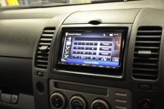 Nissan Navara 2006 reverse camera upgrade 010