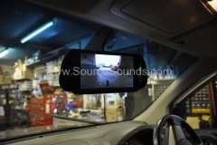 Nissan Navara 2009 reverse camera upgrade 005