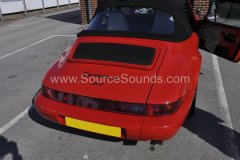 Porsche 911 Carrera 2 1992 stereo upgrade 003