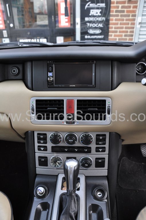 Range Rover Vogue 2002 screen upgrade 005