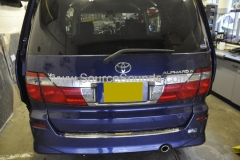 Toyota Alphard 2004 navi upgrade 002