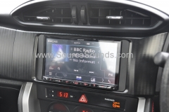 Toyota GT86 2013 DAB screen upgrade 005
