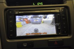 Toyota Hi Lux 2009 reverse camera upgrade 006