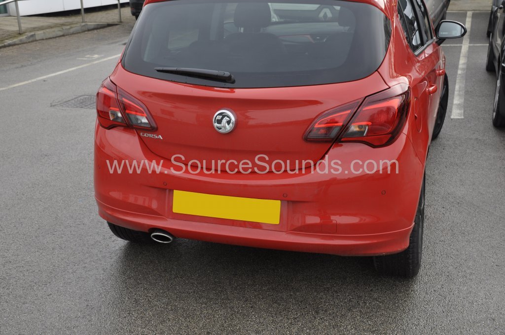 Vauxhall Corsa 2014 rear parking sensors upgrade 003